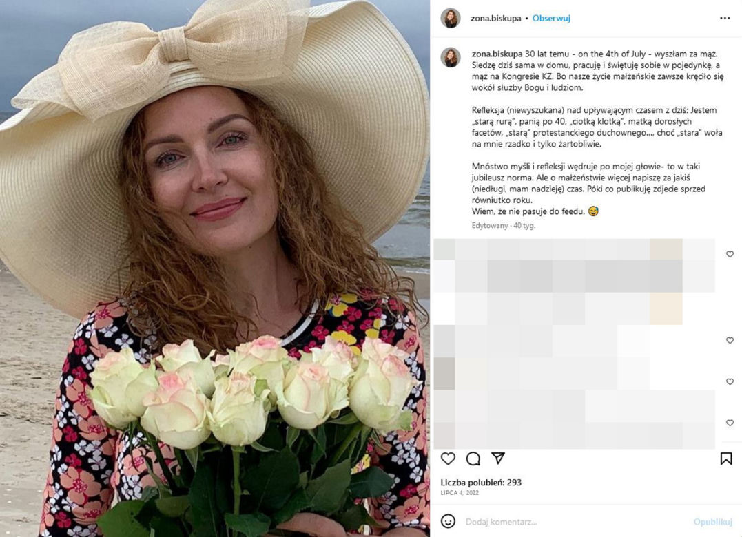 Żona biskupa Ewa Wasilewska-Kamińska