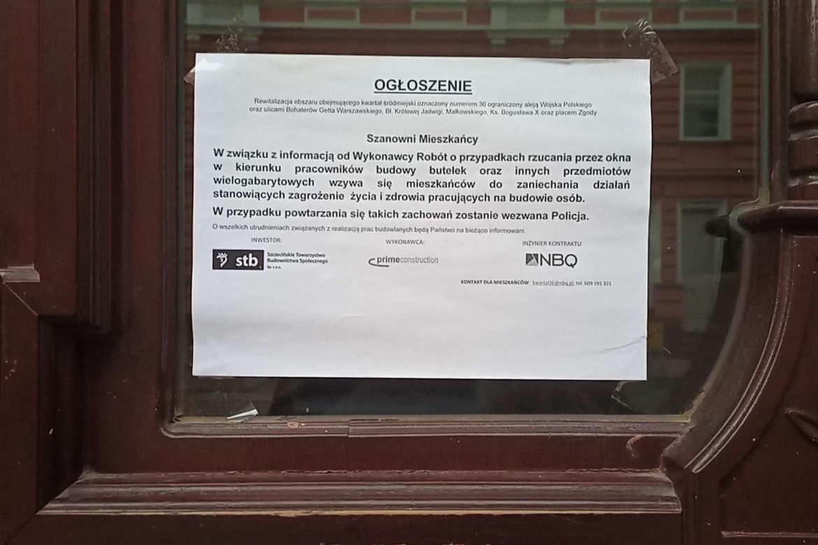 Przebudowa kwartału 36