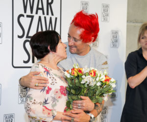 Michał Wiśniewski z mamą