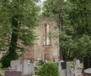 Ruiny kościoła ewangelickiego w Miłkowie na Dolnym Śląsku