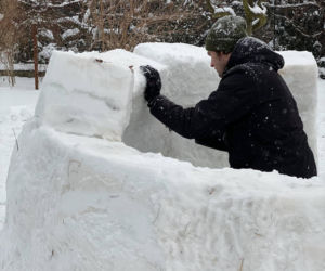 We Wrocławiu powstał domek igloo. Przypomina uroczego kota!
