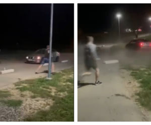 Radymno. Kierowca BMW wjeżdżał w ludzi [ZDJĘCIA]