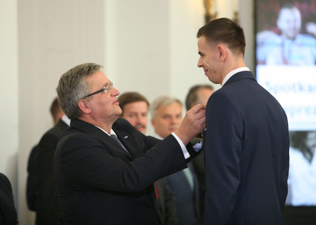 Siatkarze u prezydenta