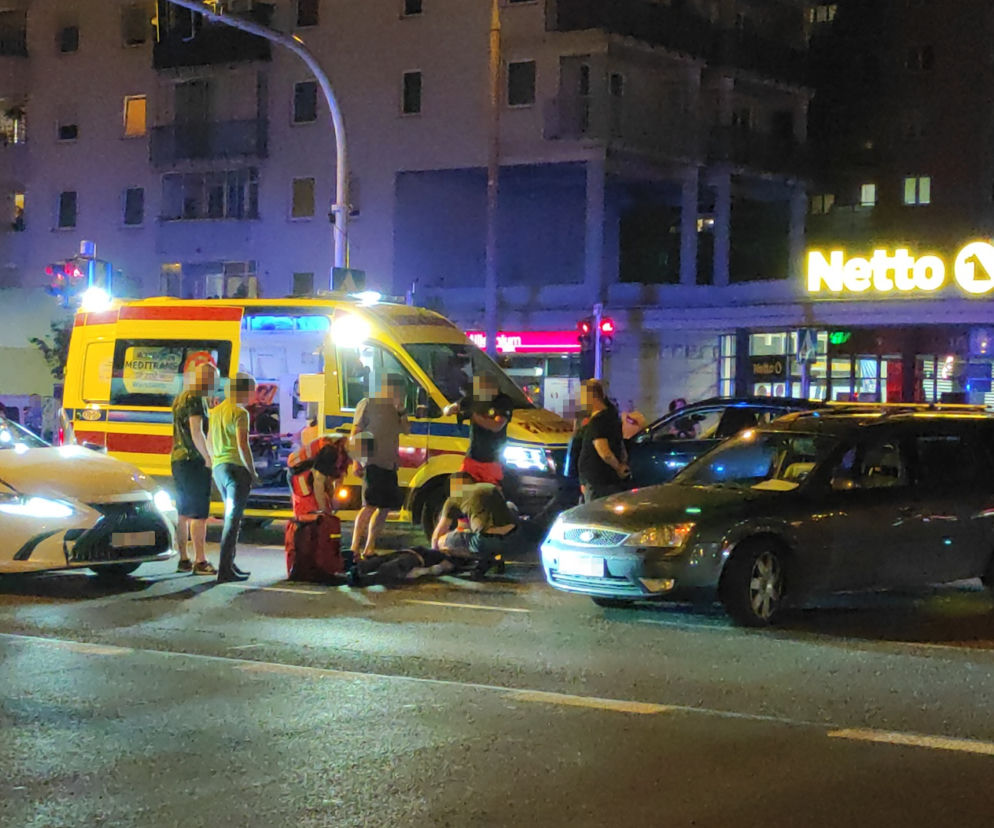 Potworny wypadek na warszawskim Gocławiu