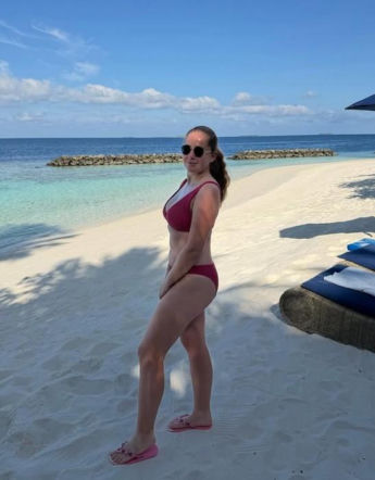 Jelena Ostapenko na wakacjach