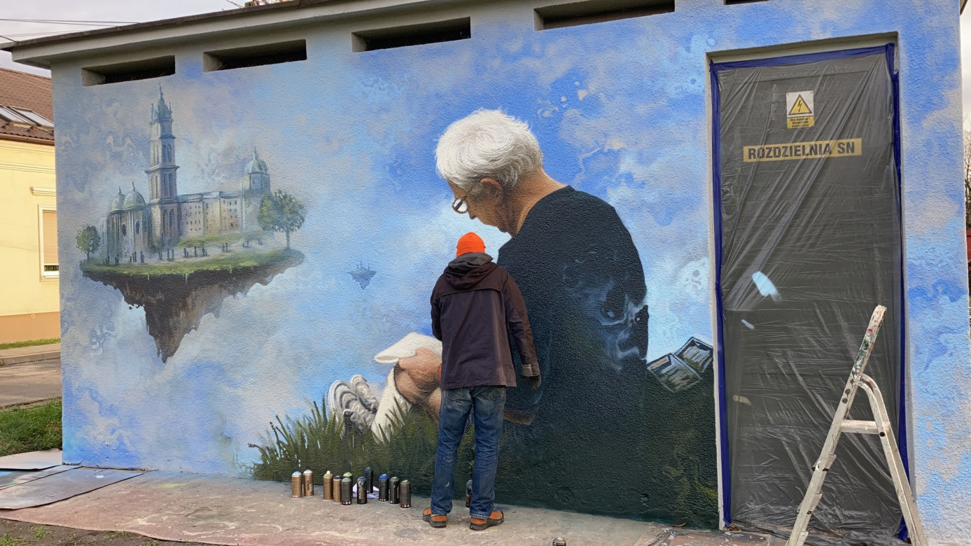 Nowy mural przy ulicy Kraszewskiego