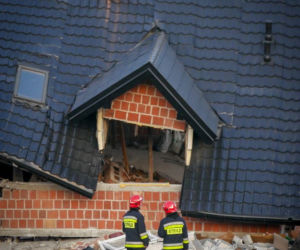 WYBUCH GAZU w Żydowie. RUNĄŁ strop domu 