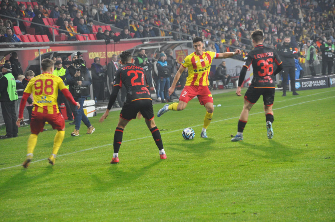 Korona KIelce - Jagiellonia Białystok. Zdjęcia z meczu