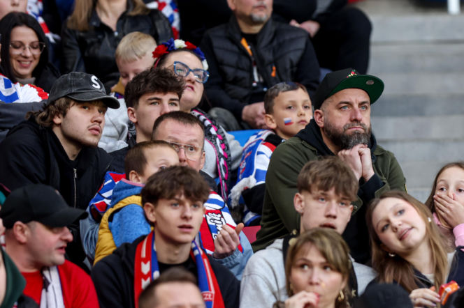 Górnik Zabrze - Raków Częstochowa: Zdjęcia kibiców i zawodników z meczu 25. kolejki PKO BP Ekstraklasy