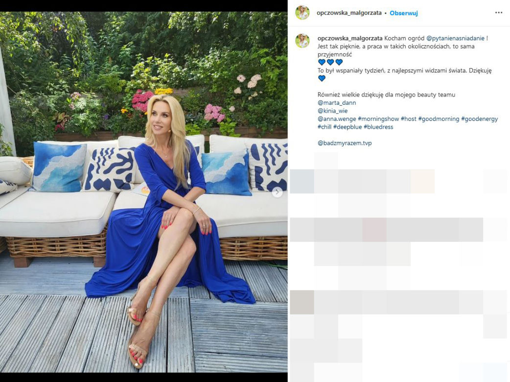Małgorzata Opczowska kocha polskie morze
