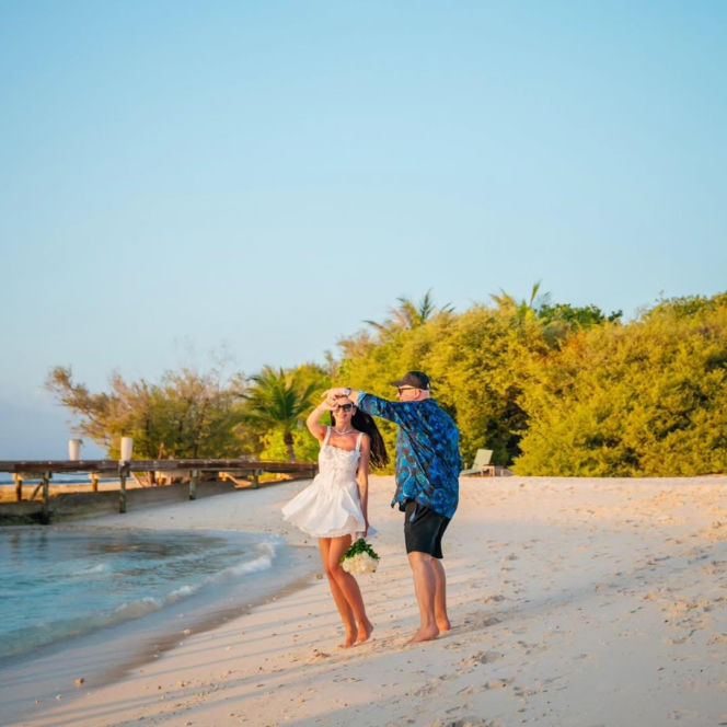 Karolina Skiba z mężem