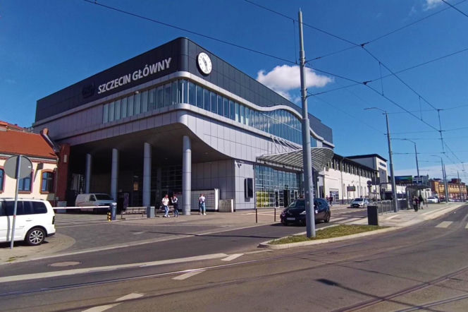 Awaria na dworcu w Szczecinie