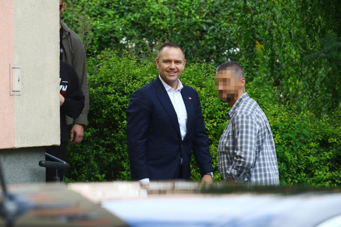 Prezydent Nawrocki zajrzał na stare śmieci