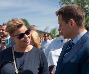 Rafał Trzaskowski otworzył parking w Nadarzynie
