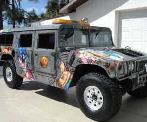 Hummer H1 koszykarza Dennisa Rodmana