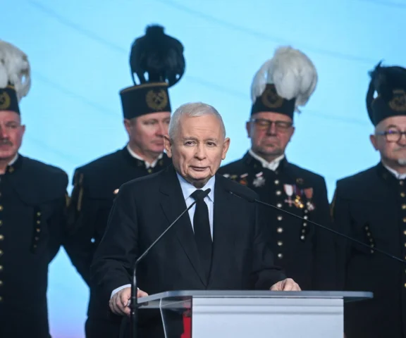 Kaczyński dostał od górników wyjątkowy prezent