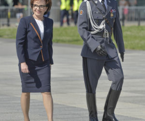 Elżbieta Witek z mężem