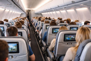 Dlaczego światła w samolocie są przygaszane przed lądowaniem? Mało kto zna powód