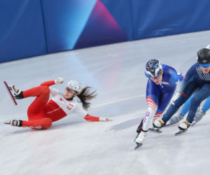 Wypadek Kamili Sellier w short tracku