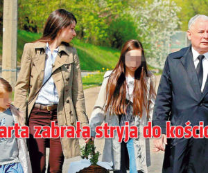 Marta zabrała stryja do kościoła