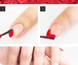 Walentynkowy manicure 5