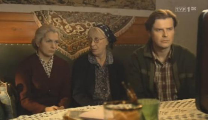 ANNA GERMAN odc. 6. Babcia Anny German - Anna Friezen (Jekatierina Wasiljewa), Irma German (Maria Poroszyna), Zbigniew Tucholski (Szymon Sędrowski)