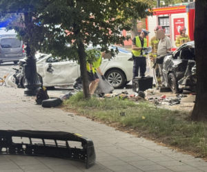 Tragiczny wypadek w Lublinie. Nie żyje pasażerka BMW, siedem osób w szpitalach