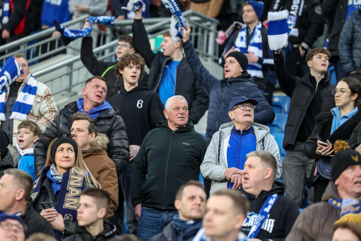Lech Poznań - Raków Częstochowa: Zdjęcia kibiców z meczu 23. kolejki PKO BP Ekstraklasy