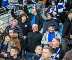 Lech Poznań - Raków Częstochowa: Zdjęcia kibiców z meczu 23. kolejki PKO BP Ekstraklasy