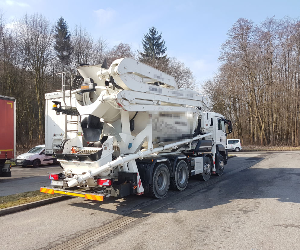 Kilka ton betonu za dużo i słona kara dla przewoźnika