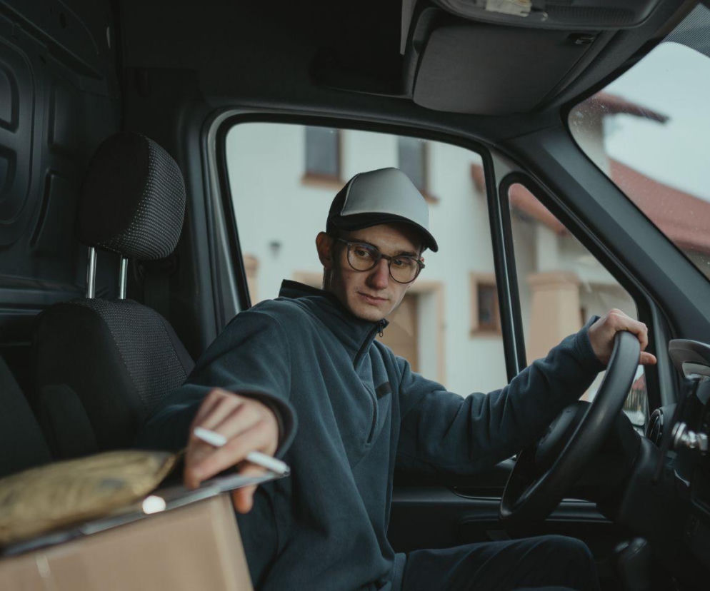 kurier, odbiór paczki