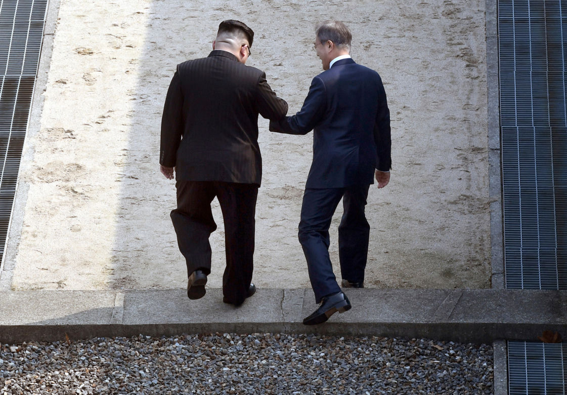 KOREA PÓŁNOCNA POŁUDNIOWA Kim Jong Un Moon Jae-in 