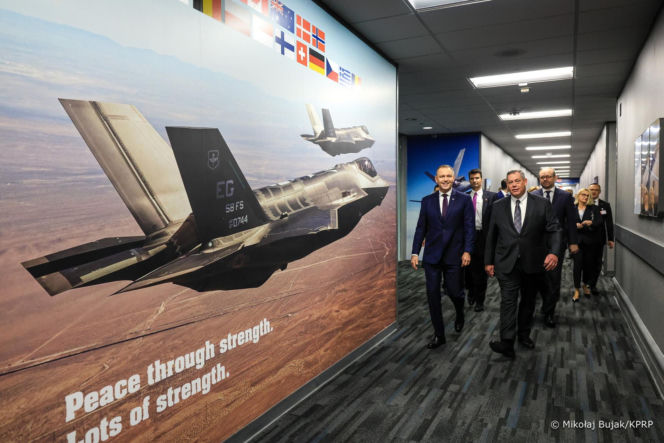 Nawrocki w zakładach Lockheed Martin