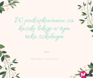 kartka dla nauczyciela