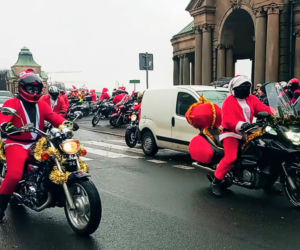 Motomikołaje przejechały ulicami Szczecina