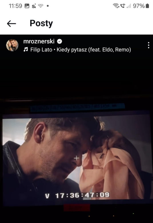 M jak miłość nowy sezon. Marcin (Mikołaj Roznerski) na planie
