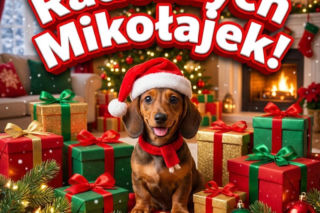 Kartka z życzeniami na Mikołaja