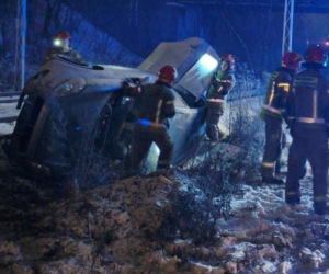 Wypadek przy torach kolejowych w Zabrzu