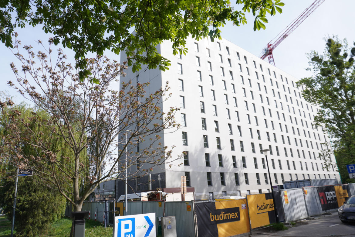 Trwa rozbudowa prywatnego akademika Student Depot Poznań