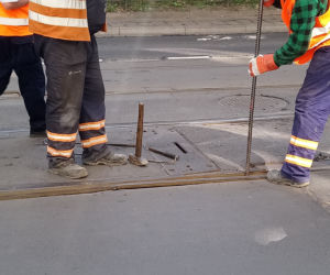 Wykolejenie tramwaju w centrum Krakowa 