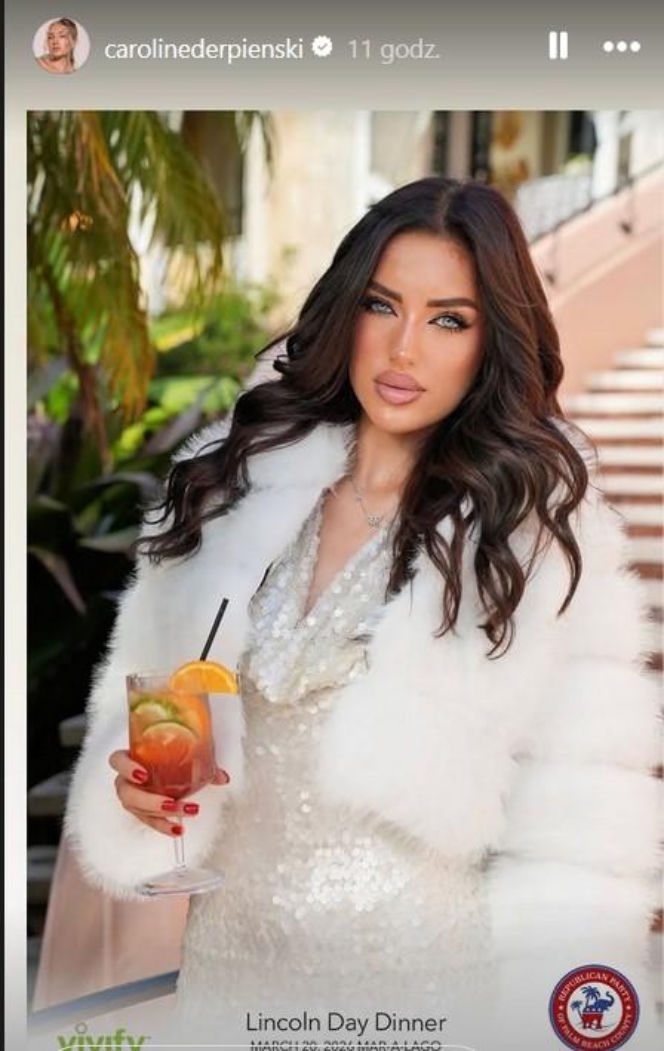 Caroline Derpieński i spotkanie z Trumpem