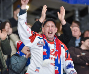 KH Energa Toruń - Unia Oświęcim 4:1, zdjęcia kibiców i zawodników z meczu nr 6