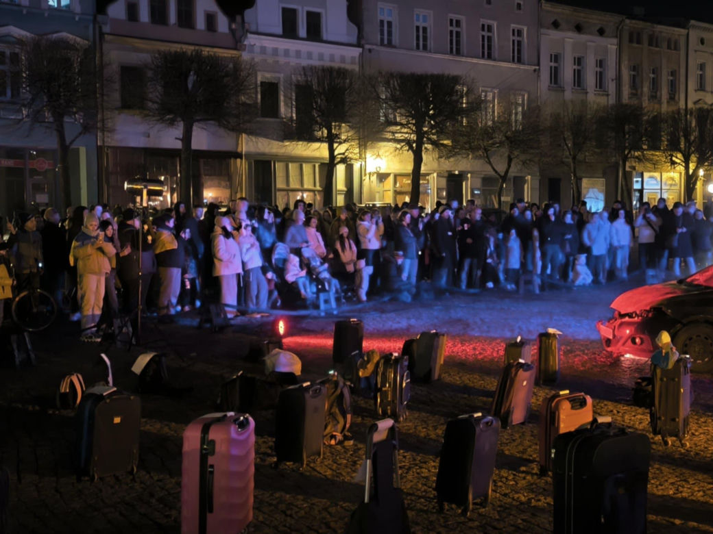 leszczyńskie obchody rocznicy agresji Rosji na Ukrainę