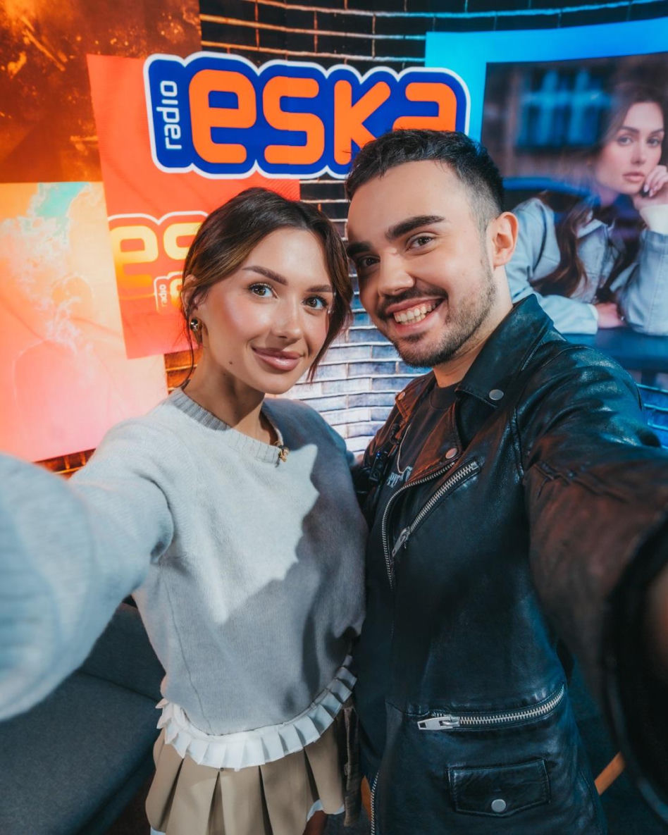 Wersow w studiu Radia ESKA