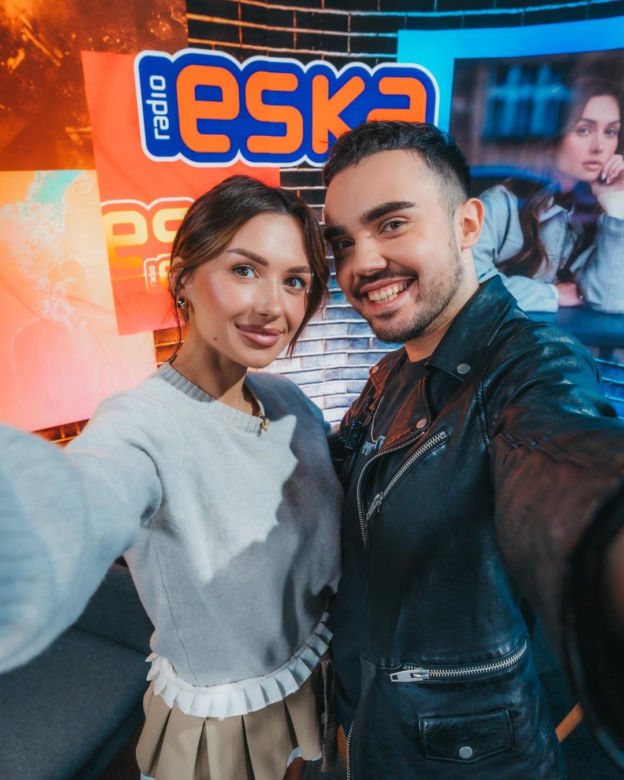 Wersow w studiu Radia ESKA