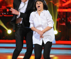 Krzysztof Ibisz i Ania Głogowska