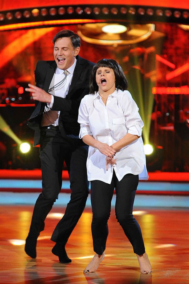 Krzysztof Ibisz i Ania Głogowska