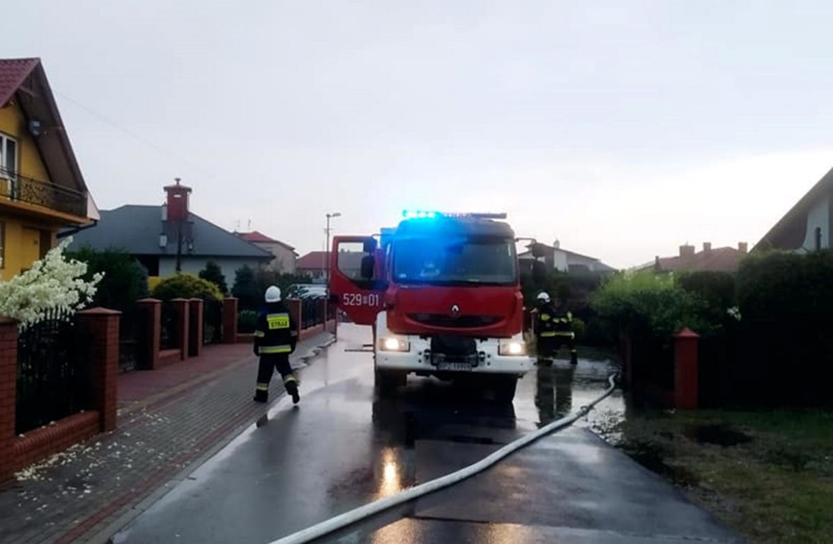 Strażacy usuwają skutki nawalnic nad Podkarpackiem