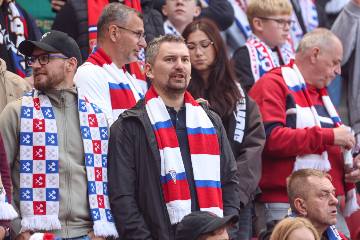 Zdjęcia kibiców i zawodników z derbów Górnego Śląska
