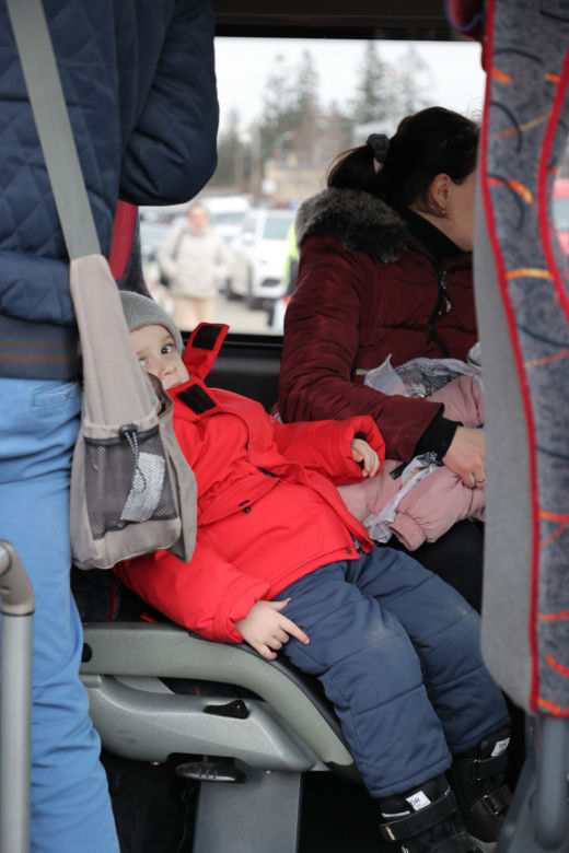 Uchodźcy z Ukrainy w Polsce. Dotarli do Medyki 